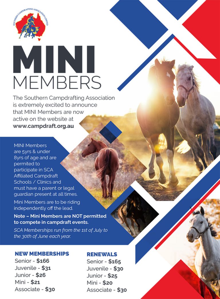 Mini Members - Southern Campdrafting Association Ltd