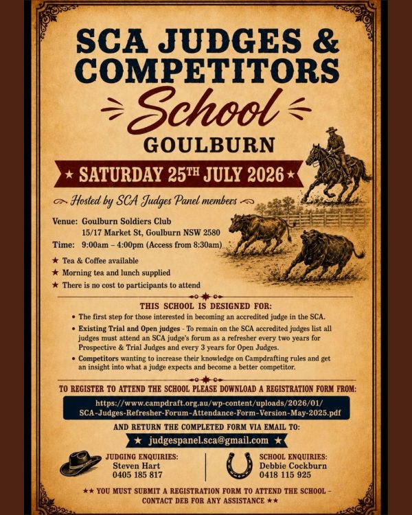 Home - Southern Campdrafting Association Ltd